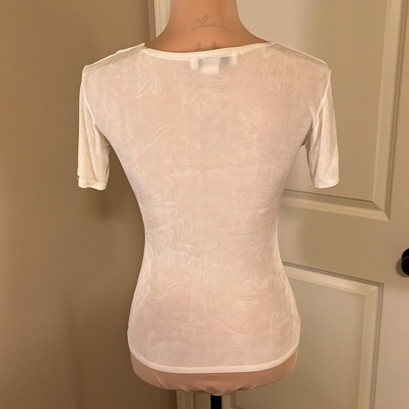Vintage Ellen Ashley cream top Size small - Picture 2 of 8